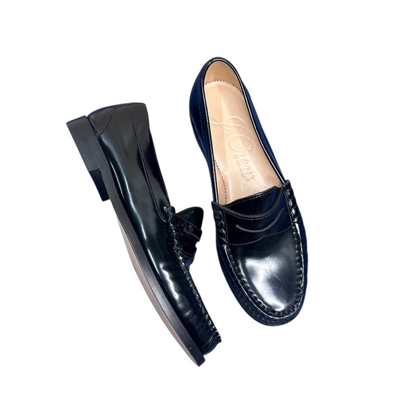 J. Crew Shoes - J. Crew Black Leather Loafers size 6 new